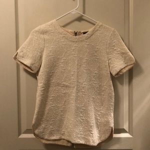Women’s Blush Pink/ Cream J. Crew Shirt